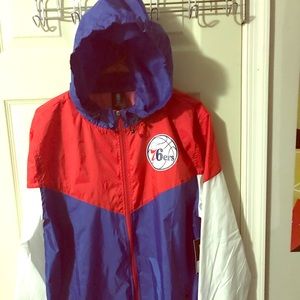 NBA 76ers Windbreaker Jacket Sixers